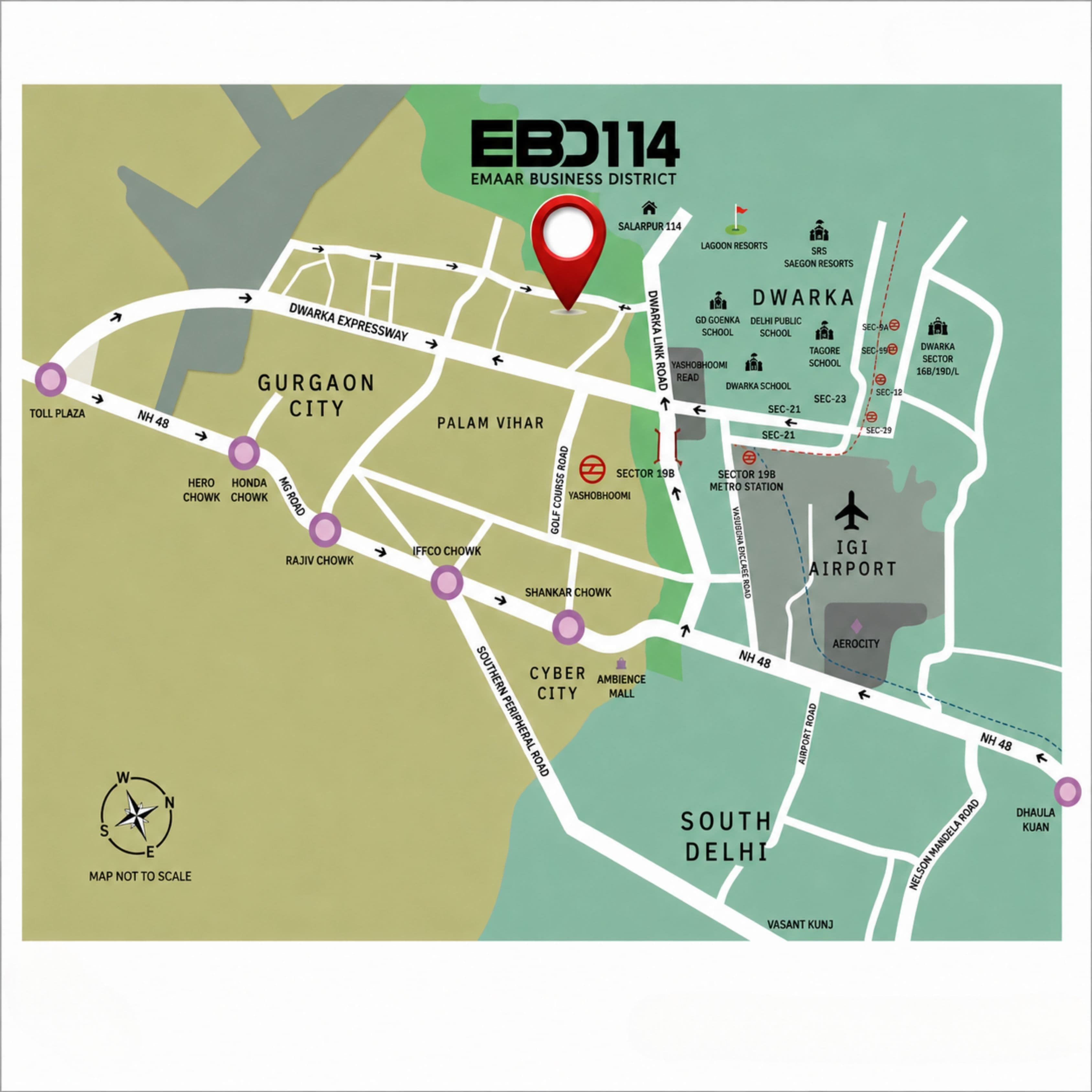 Emaar EBD 114 Location Map