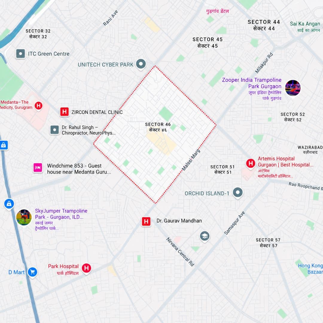 Shapoorji Dualis Gurugram Location Map