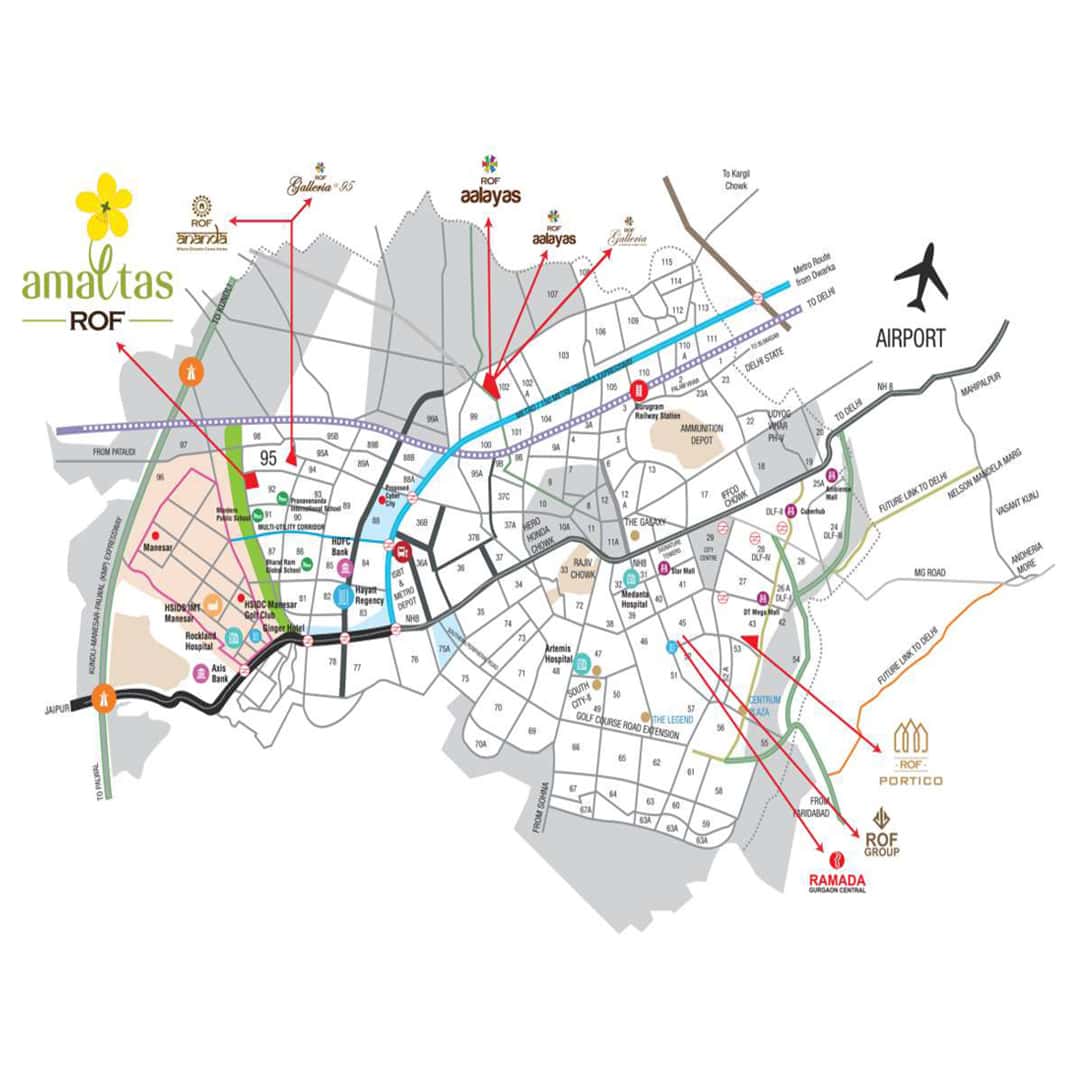 ROF Amaltas Location Map