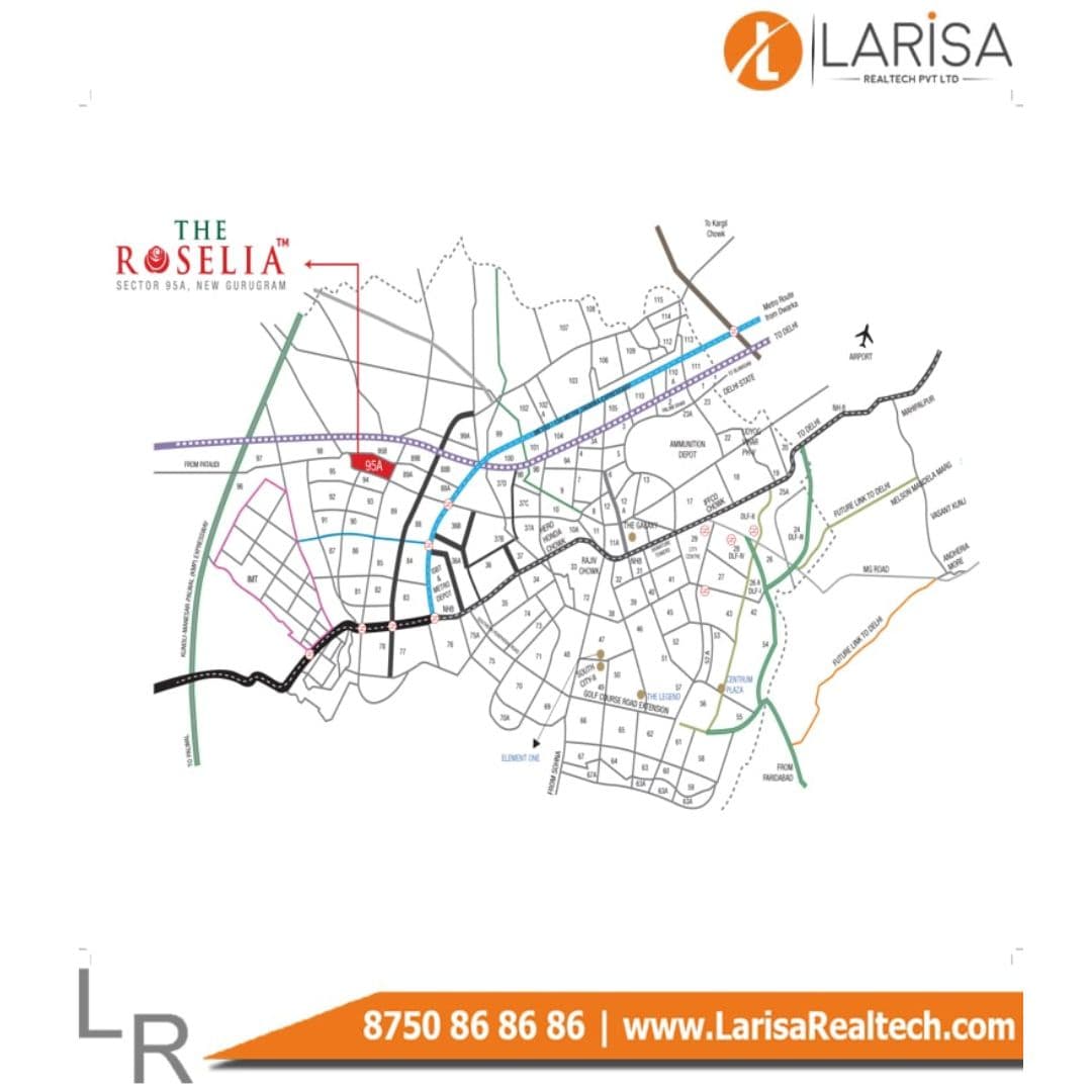 Signature Global Roselia Map