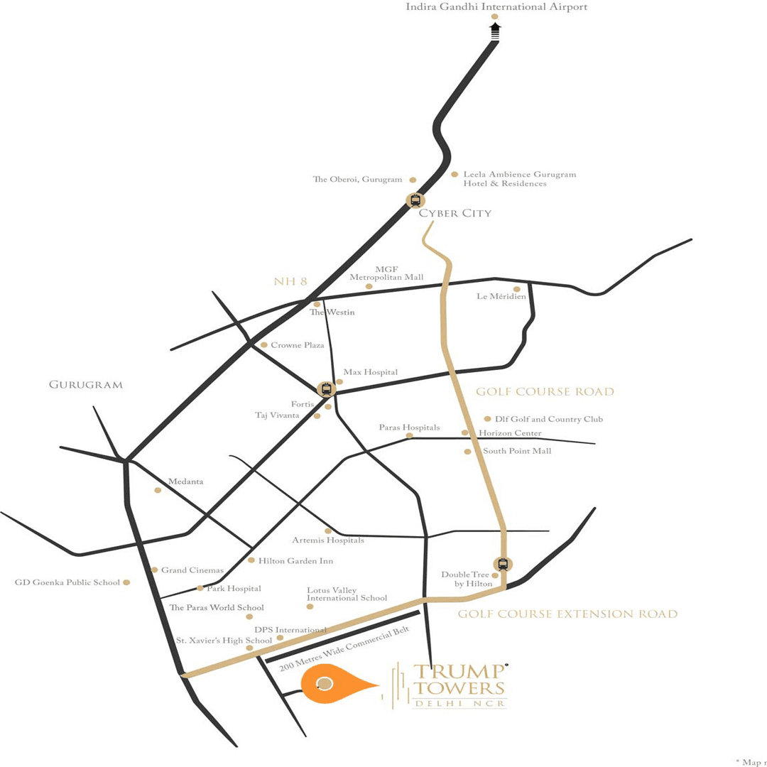 Trump Tower prime locations
