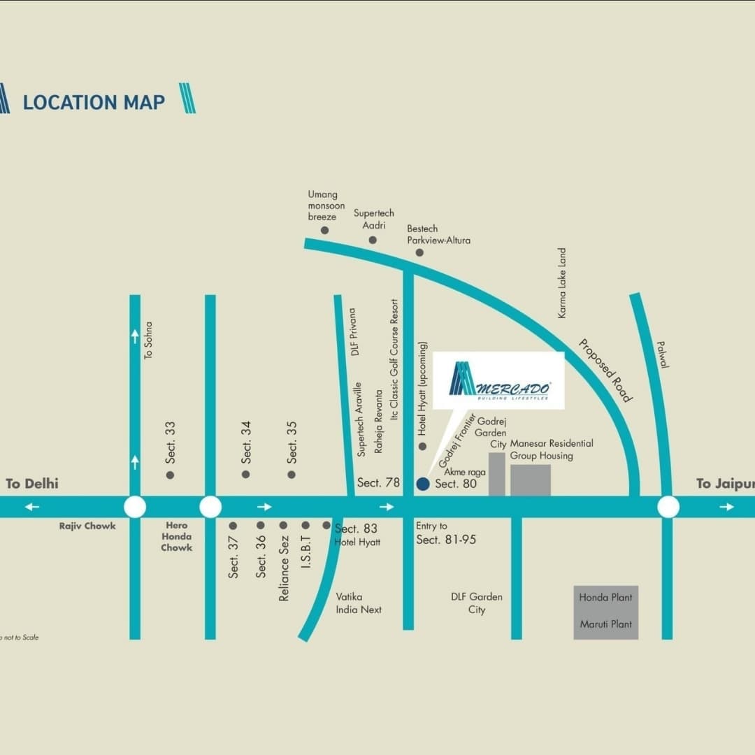 Elan Mercado Location map