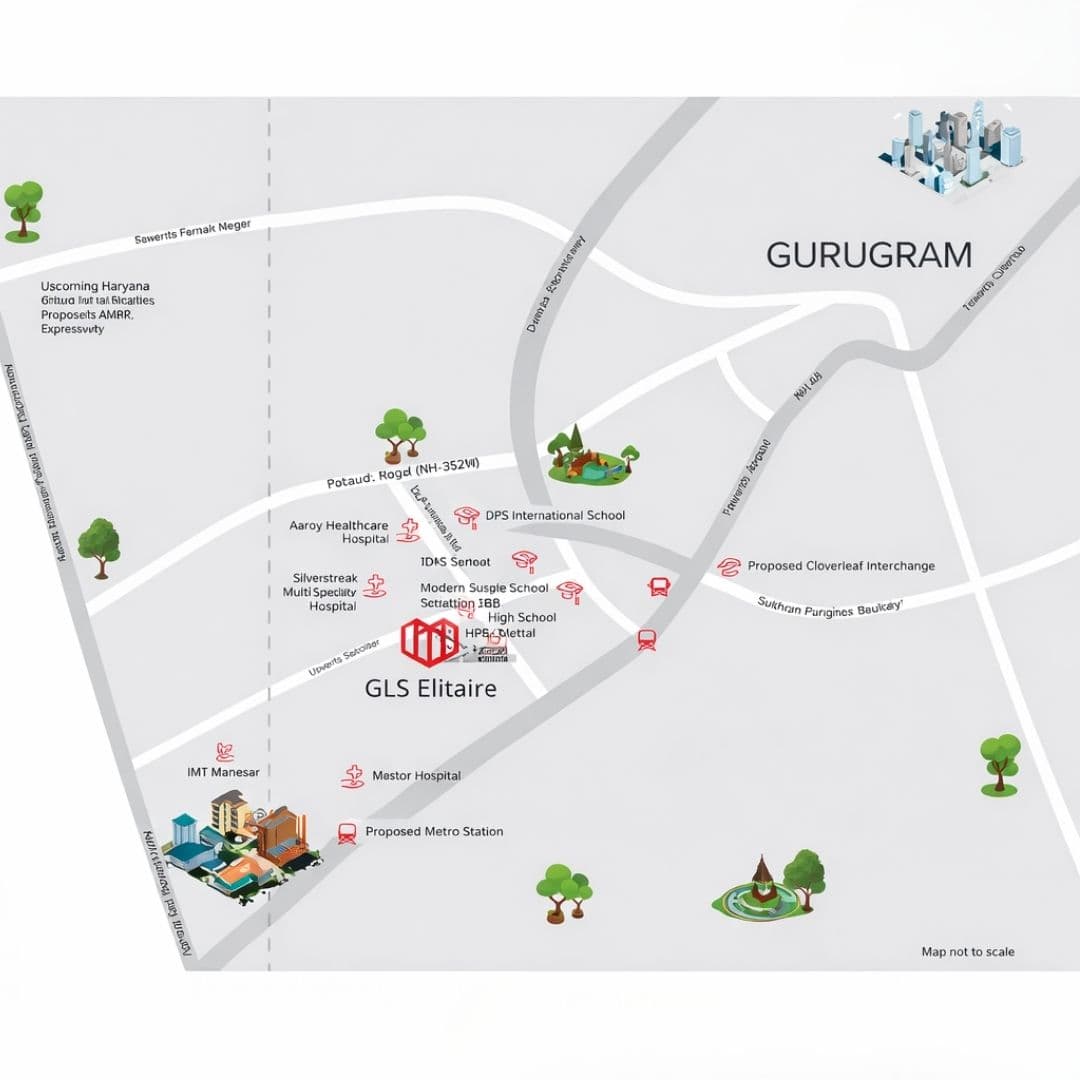 GLS Elitaire 81 Location Map
