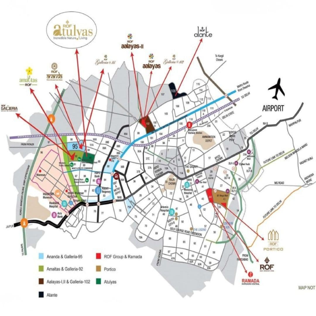 ROF Galleria 93 Location Map