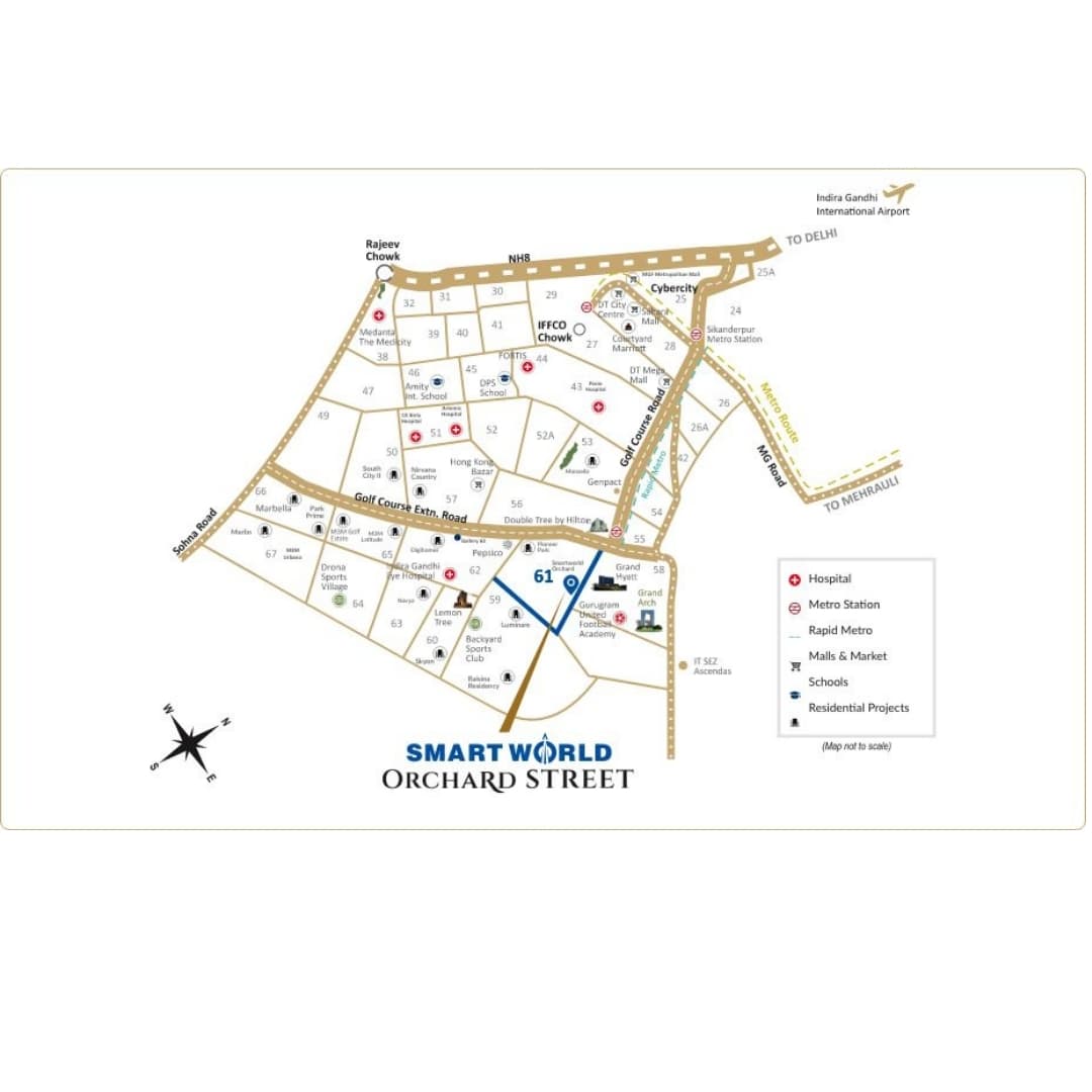 Location Map of Smart World Orchard Plaza