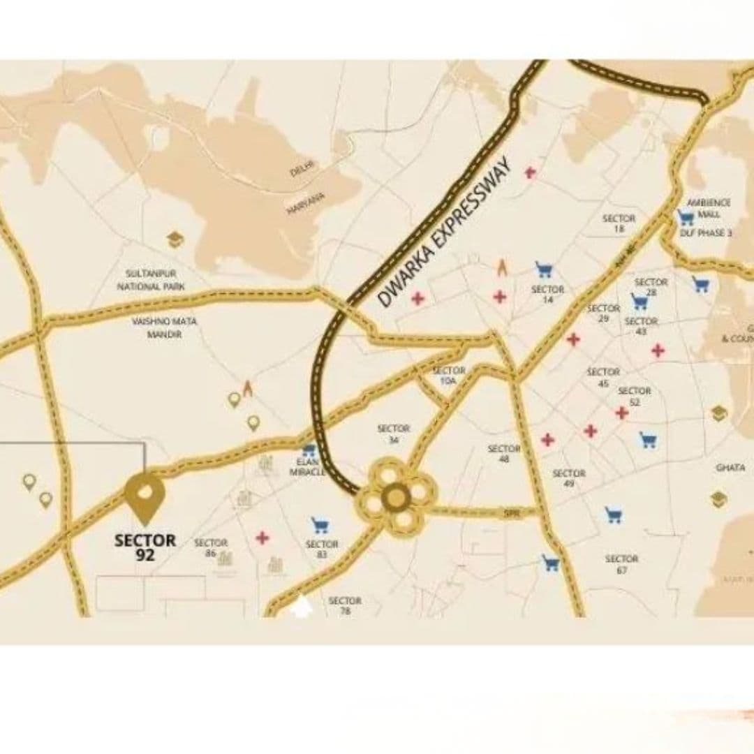 Location Map of Wal Walk Street 92