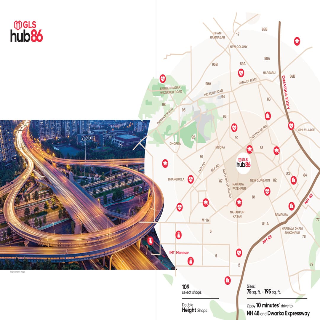 Location Map of GLS HUB 86