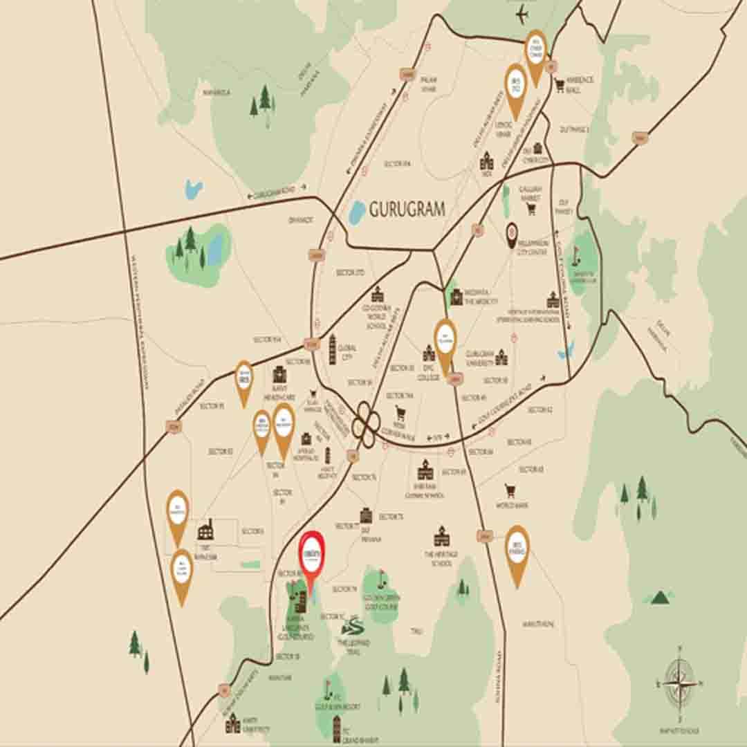 Trehan IRIS Omara of Location Map