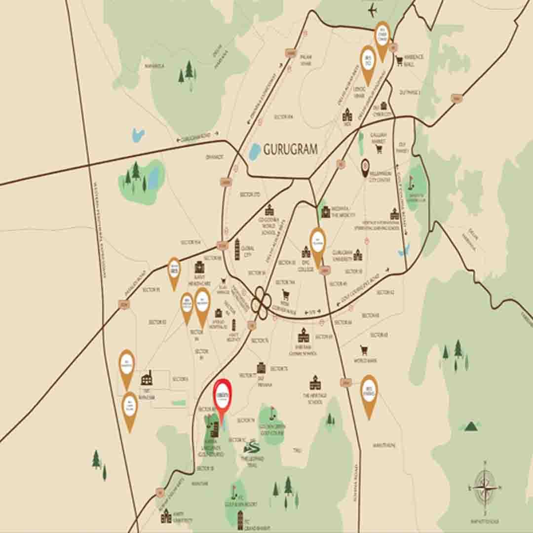 Trehan IRIS Omara of Location Map