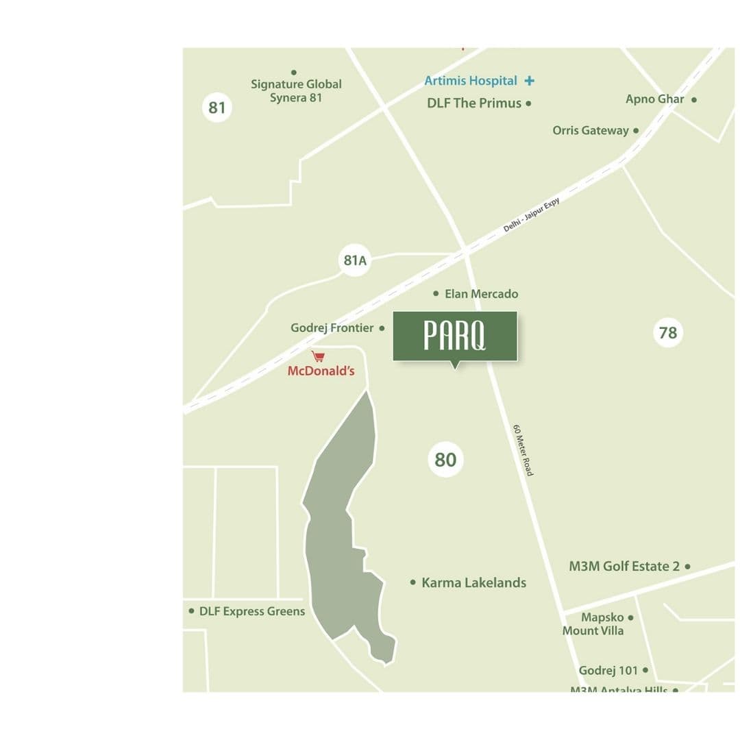 Conscient ParQ Location Map