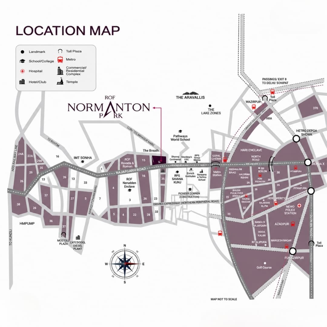 ROF Normanton Park Map