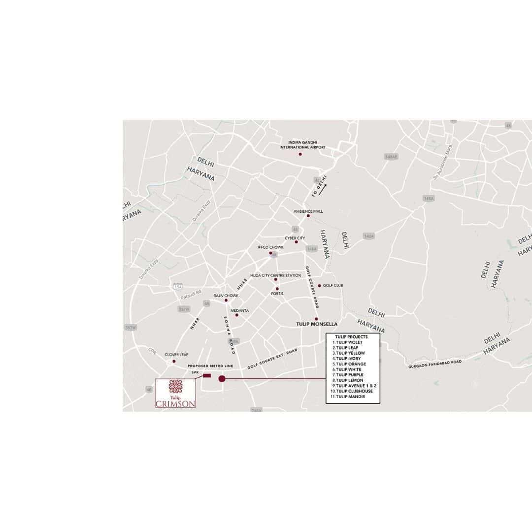 Tulip Crimson Sector 70 Floor Plan