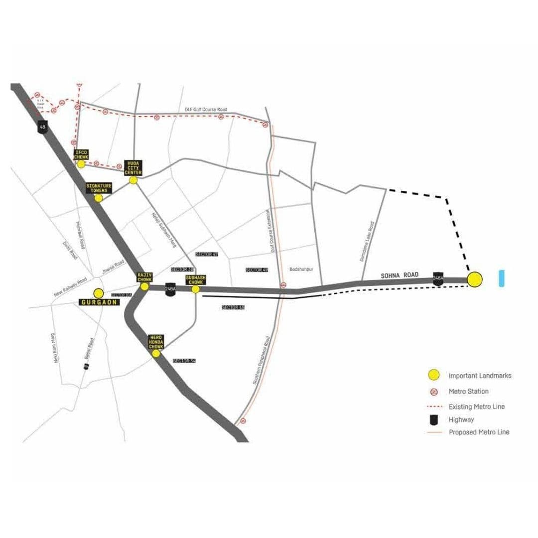 Trisara Our Homes Location map