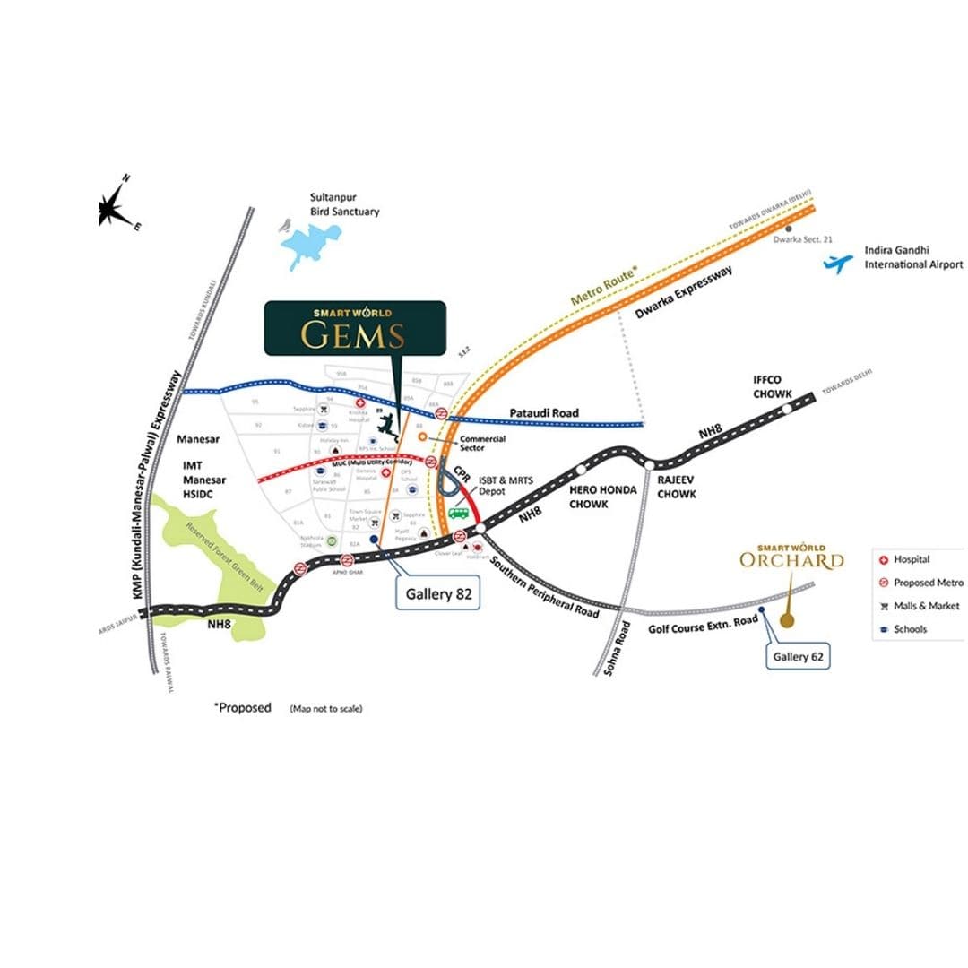 Smart World Gems Location Map
