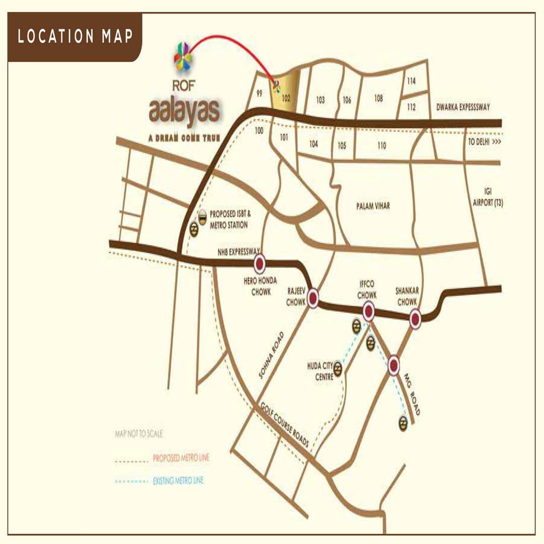 Adani Aangan 88a Location Map