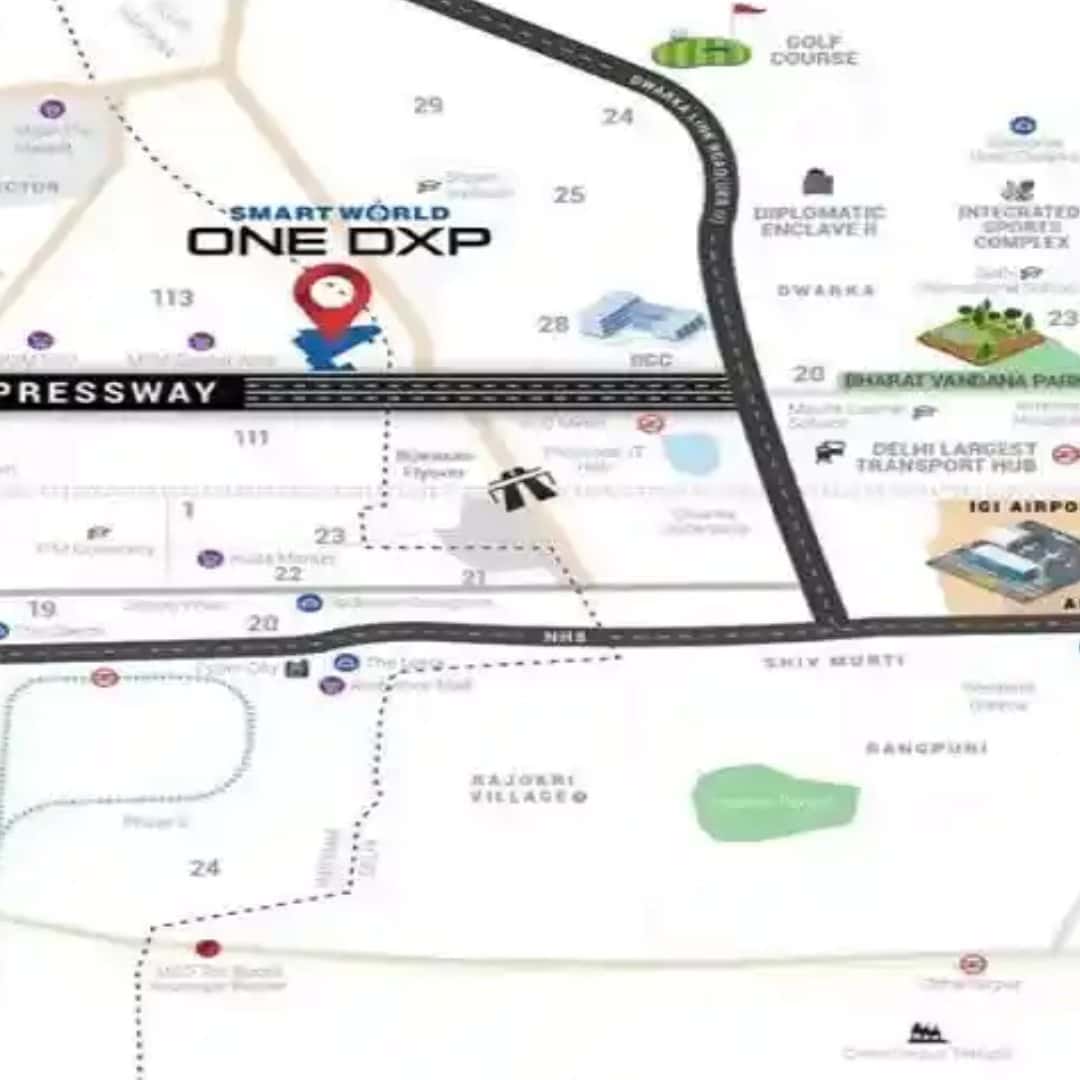 One DXP Sector Sector 113 Location Map
