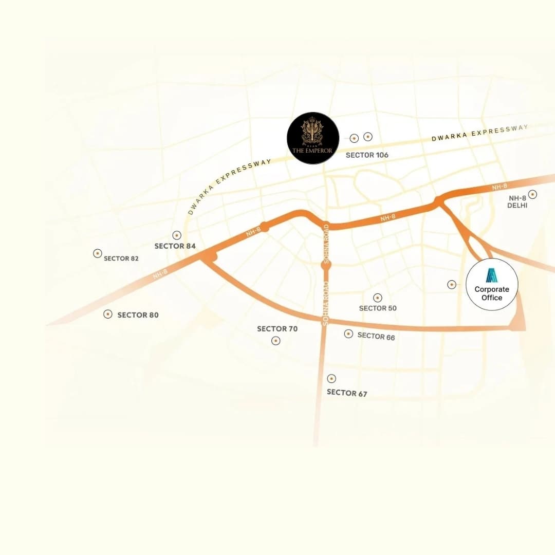 Elan The Emperor Location Map