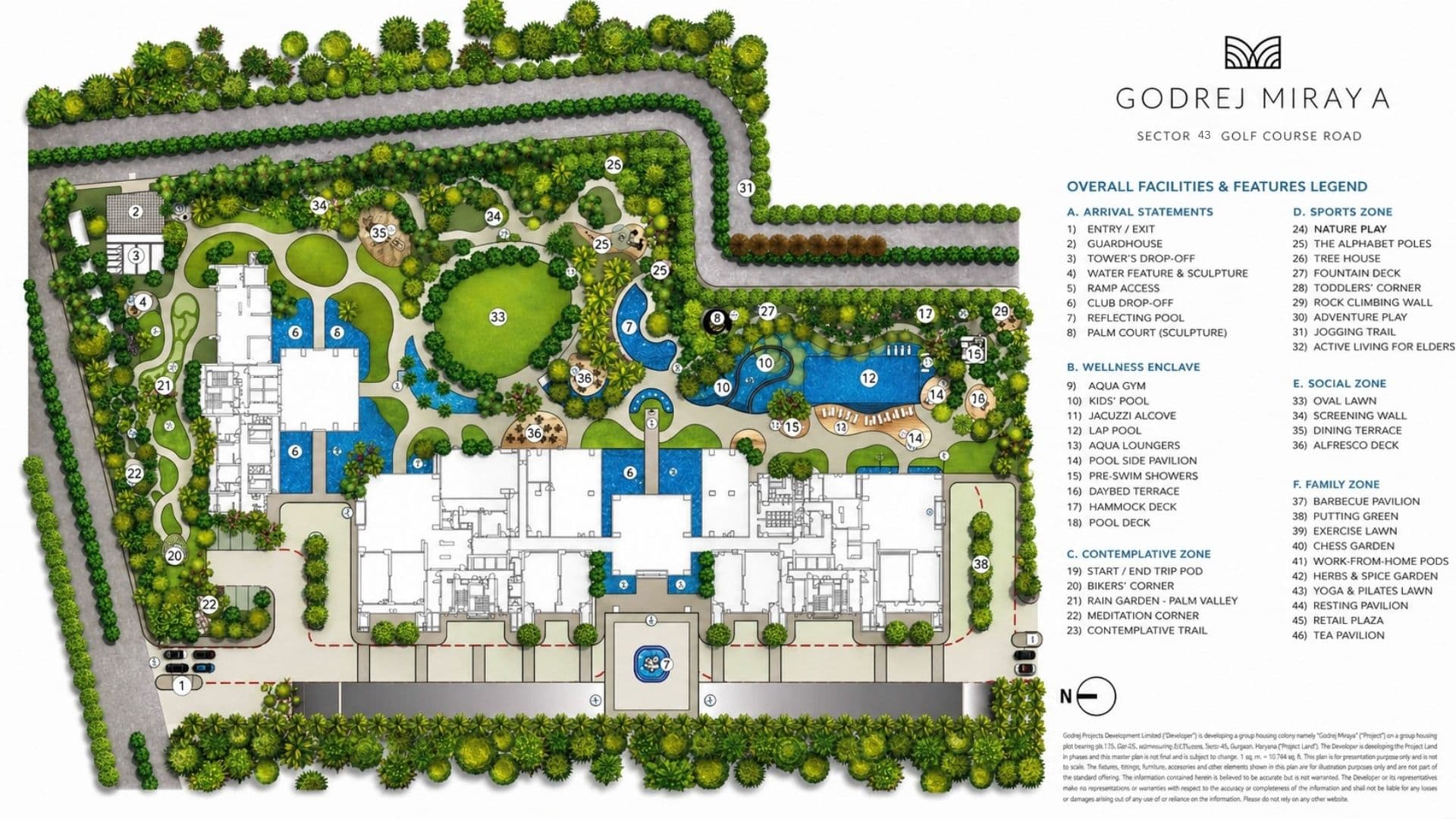Godrej Miraya Sector 43 Master Plan