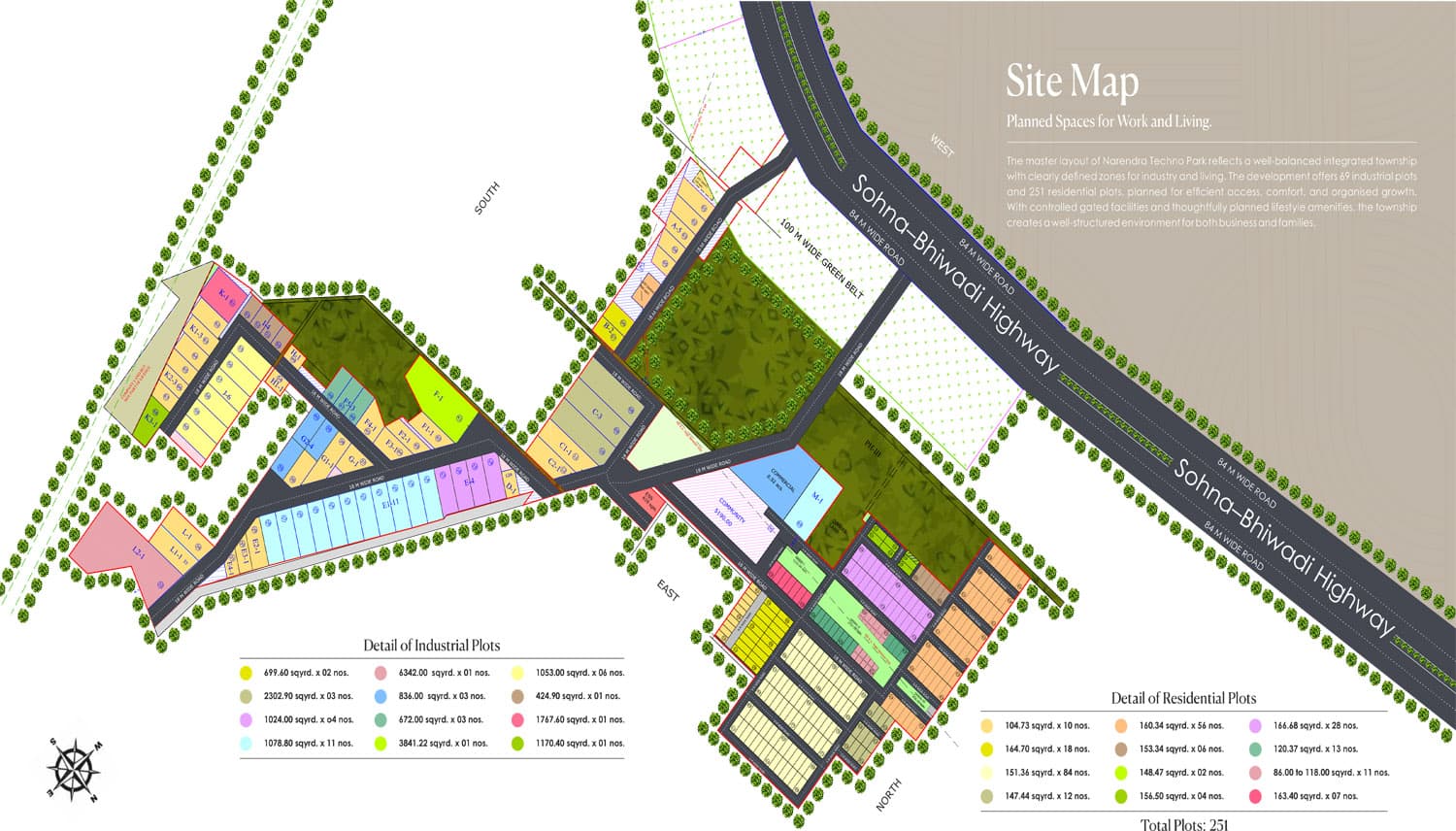 adithya techno park SIte Plan