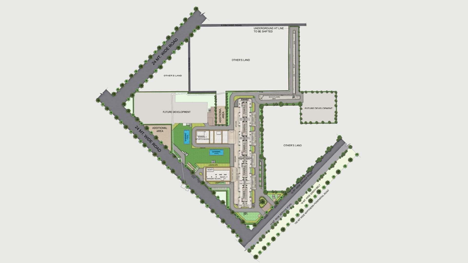BPTP Amstoria Verti Greens Master Plan