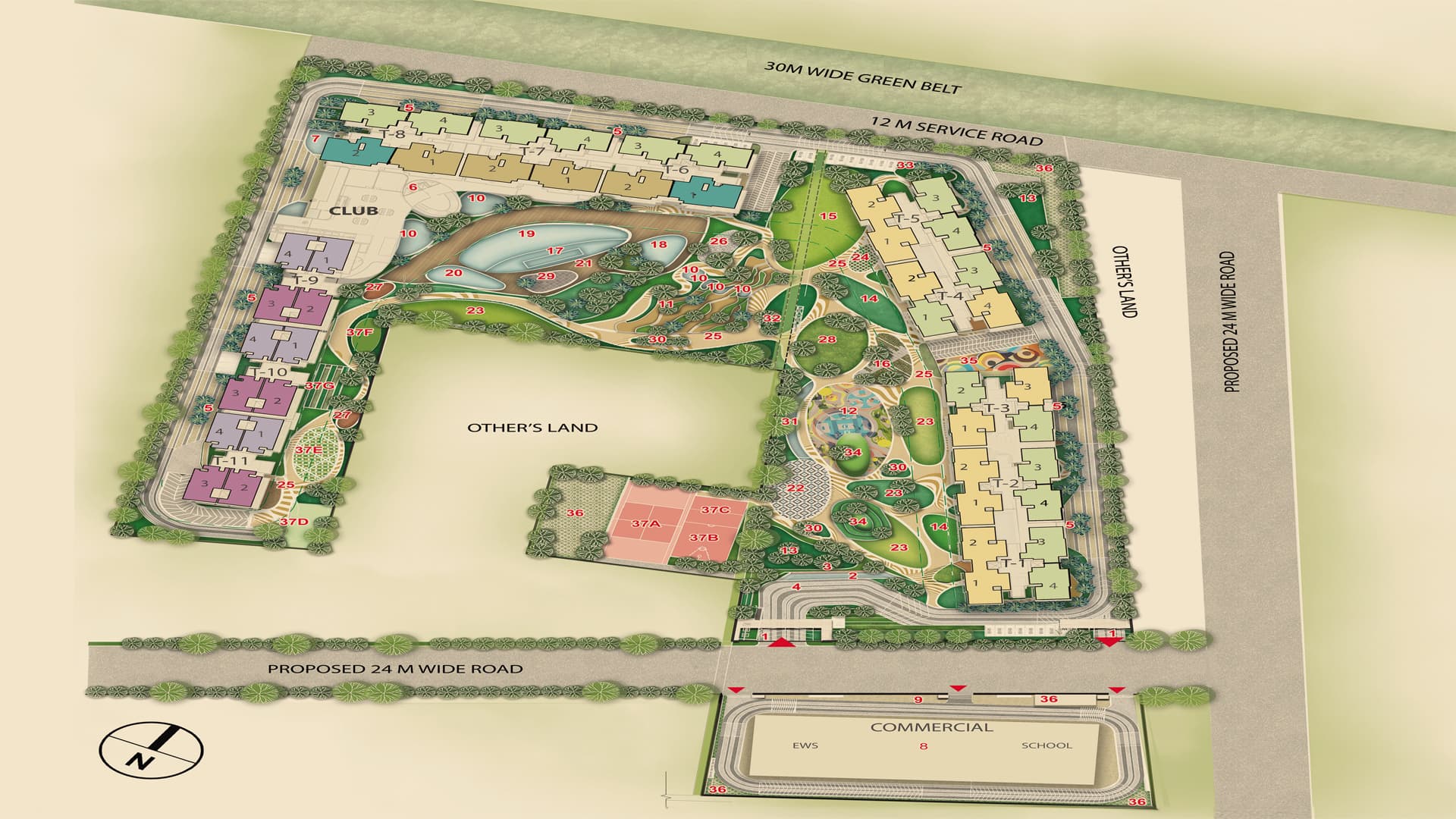 Signature Sarvam master plan