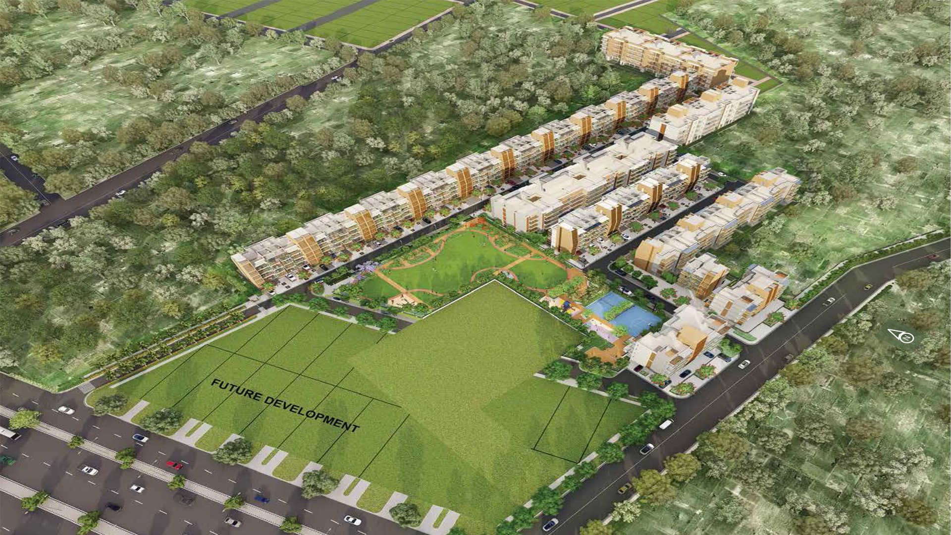 Adani Samsara Vilasa Sector 63 Master plan