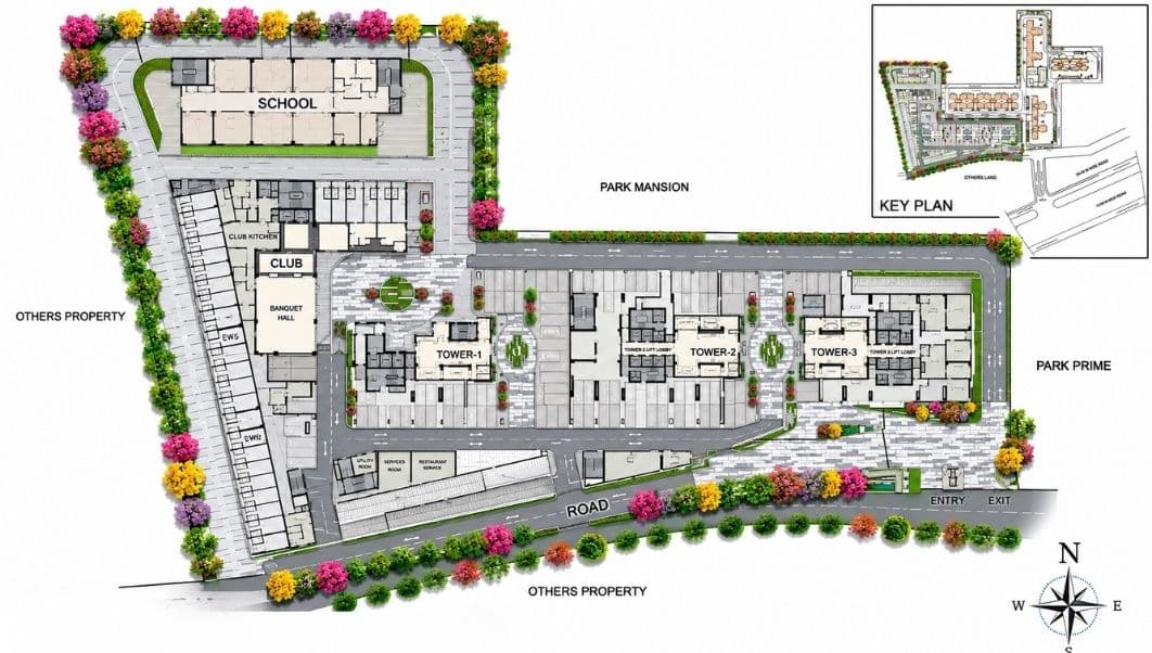 Master Plan of BPTP DownTown 66