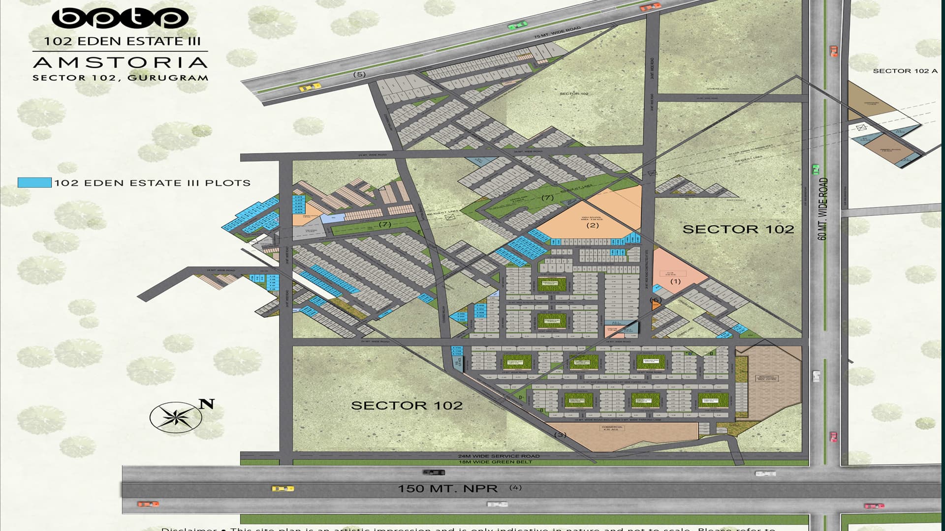 BPTP Amstoria 102 Eden Estate 3 Gurgaon Master Plan