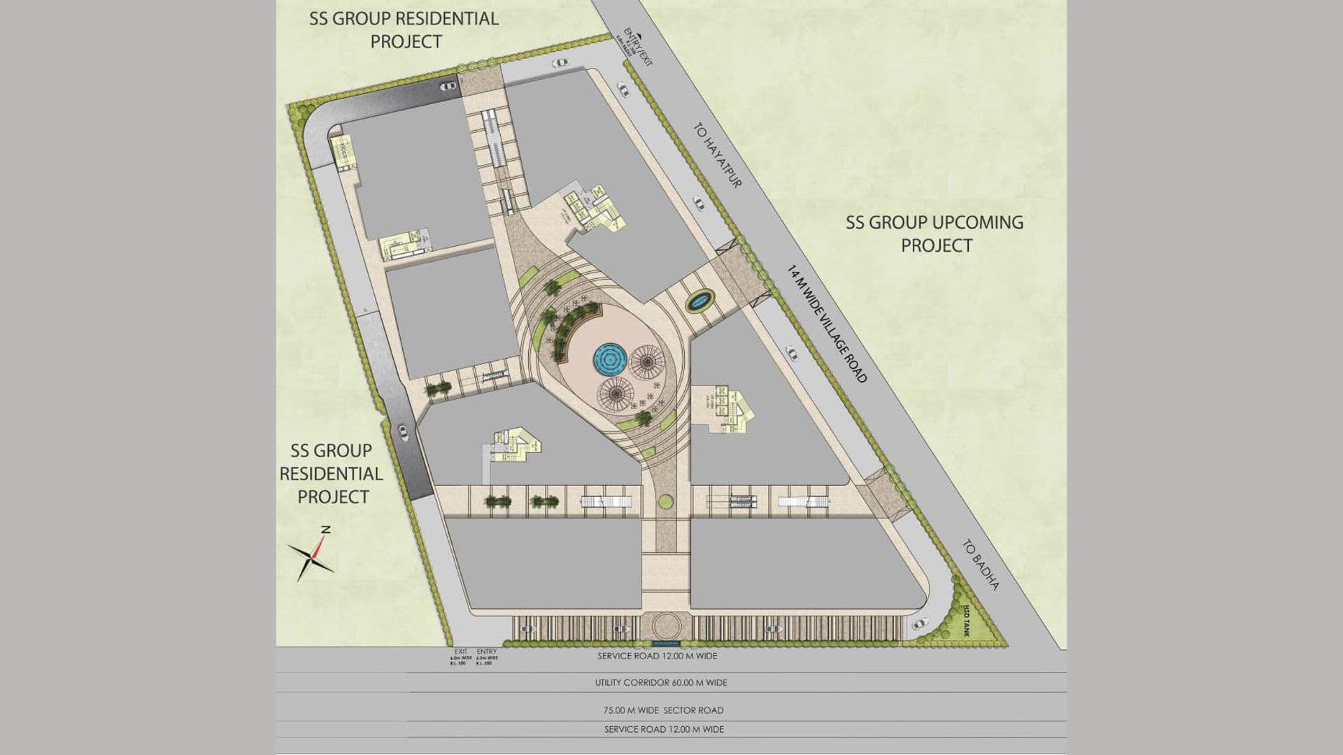 SS Whitewater Sector 90 Site Plan