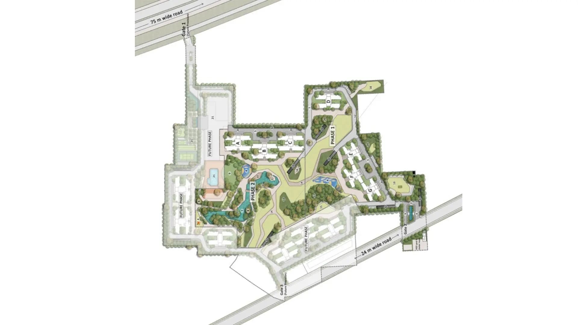 Emaar Serenity Hills Gurgaon Master Plan