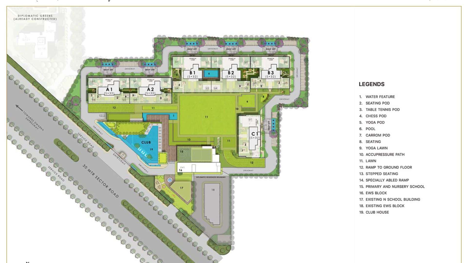 Puri Diplomtic Residences Sector 111 Master Plan