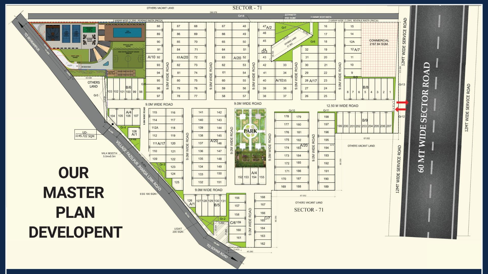 Trehan Luxury Floors Sector 71 Master Plan