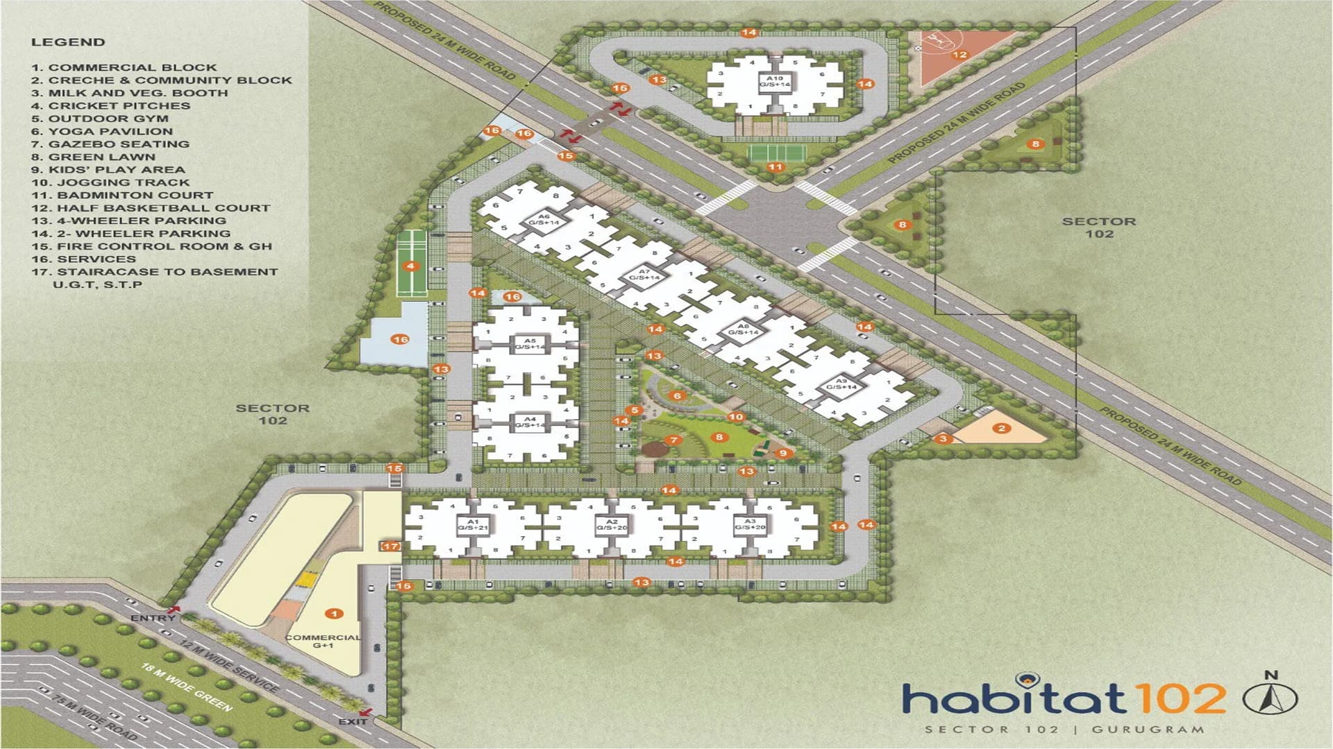 Conscient Habitat Prime 99A Master plan