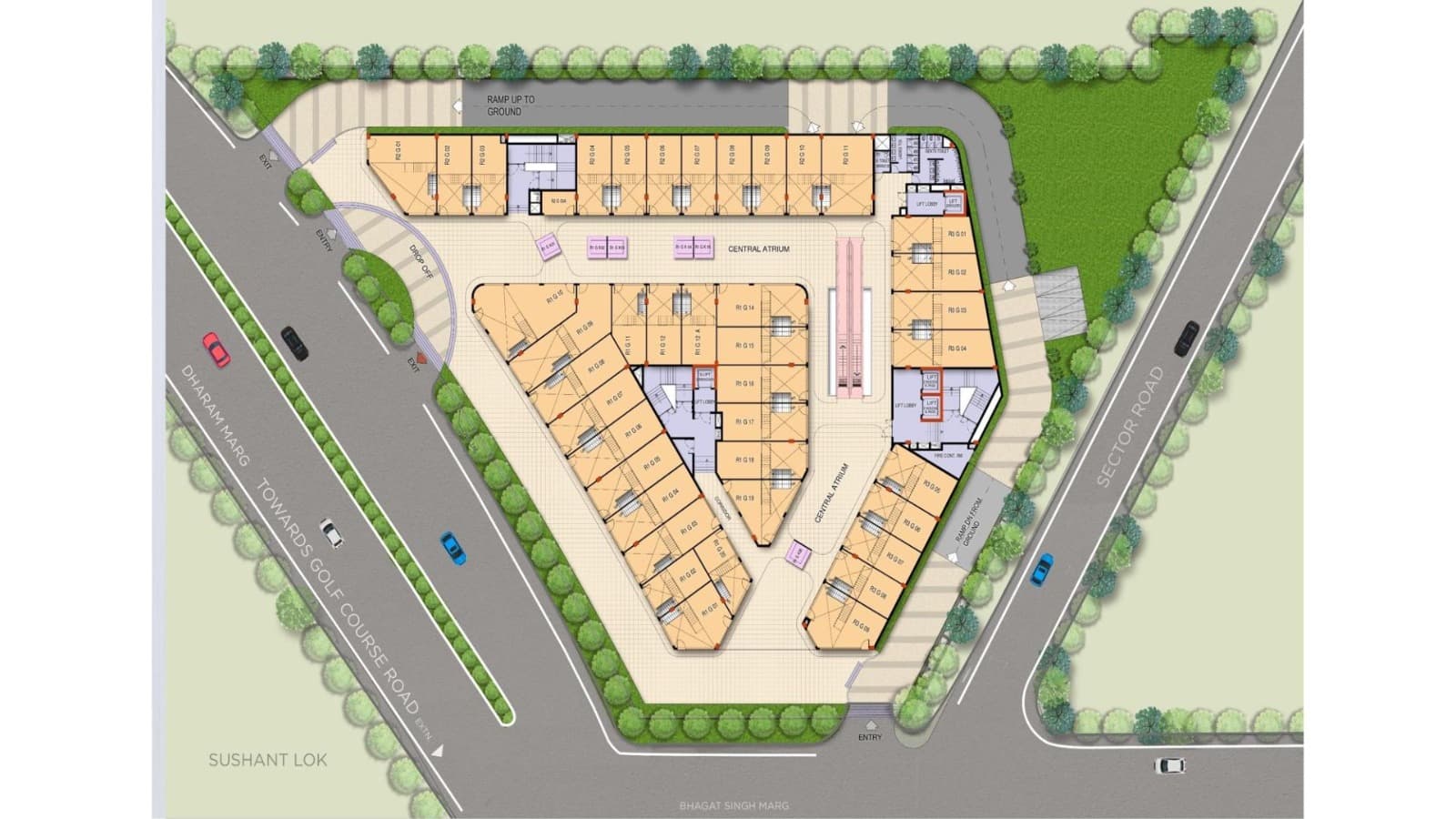 M3M Atrium Master Plan