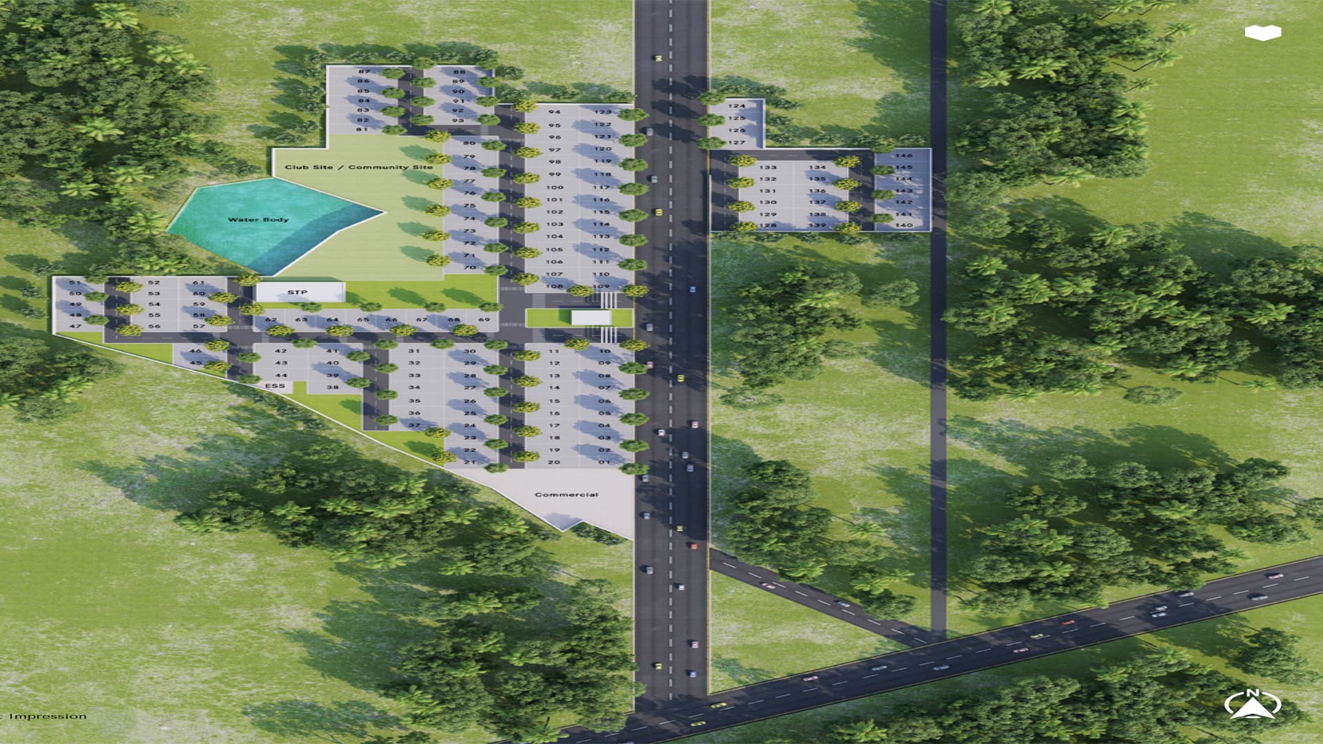 Master Plan of GLS Arawali City Sohna