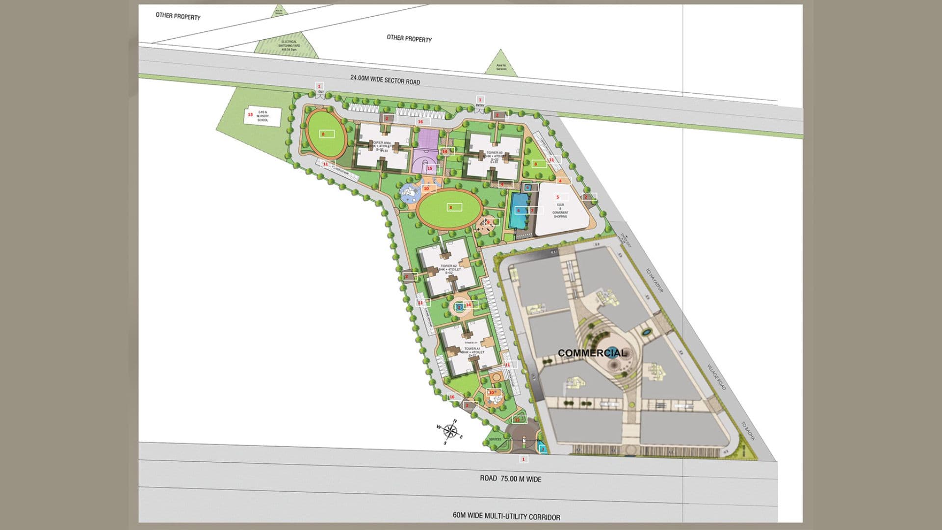 SS Camasa Gurgaon Master Plan
