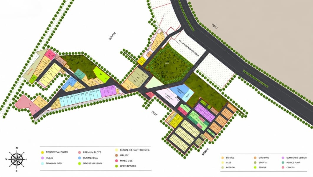 adithya techno park SIte Plan