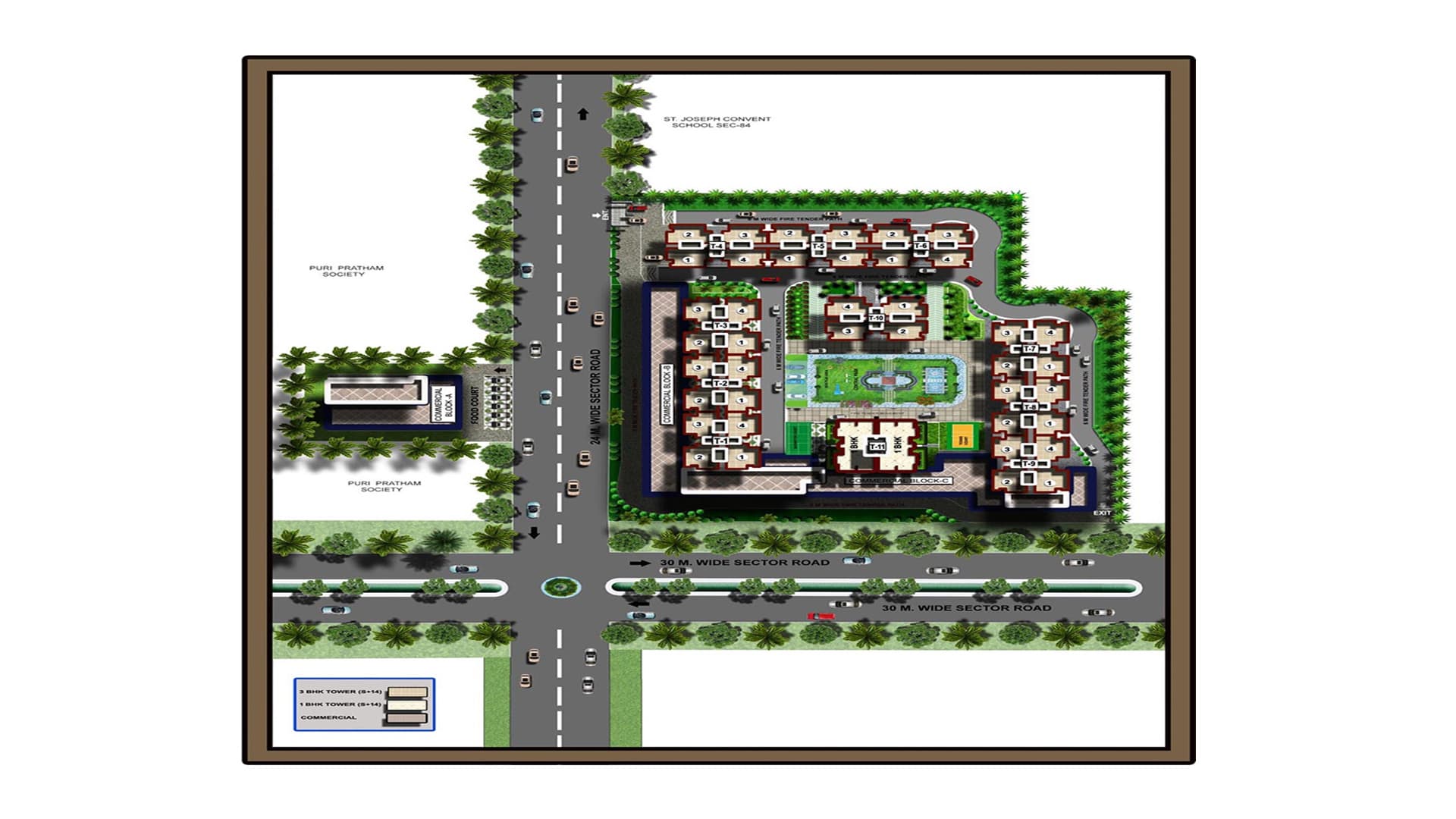 Master plan Amolik Park View