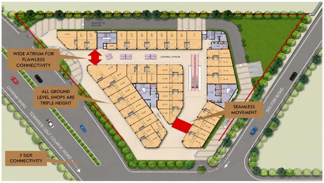 M3M Atrium Master Plan