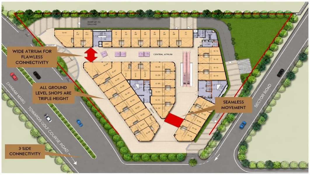 M3M Atrium Master Plan