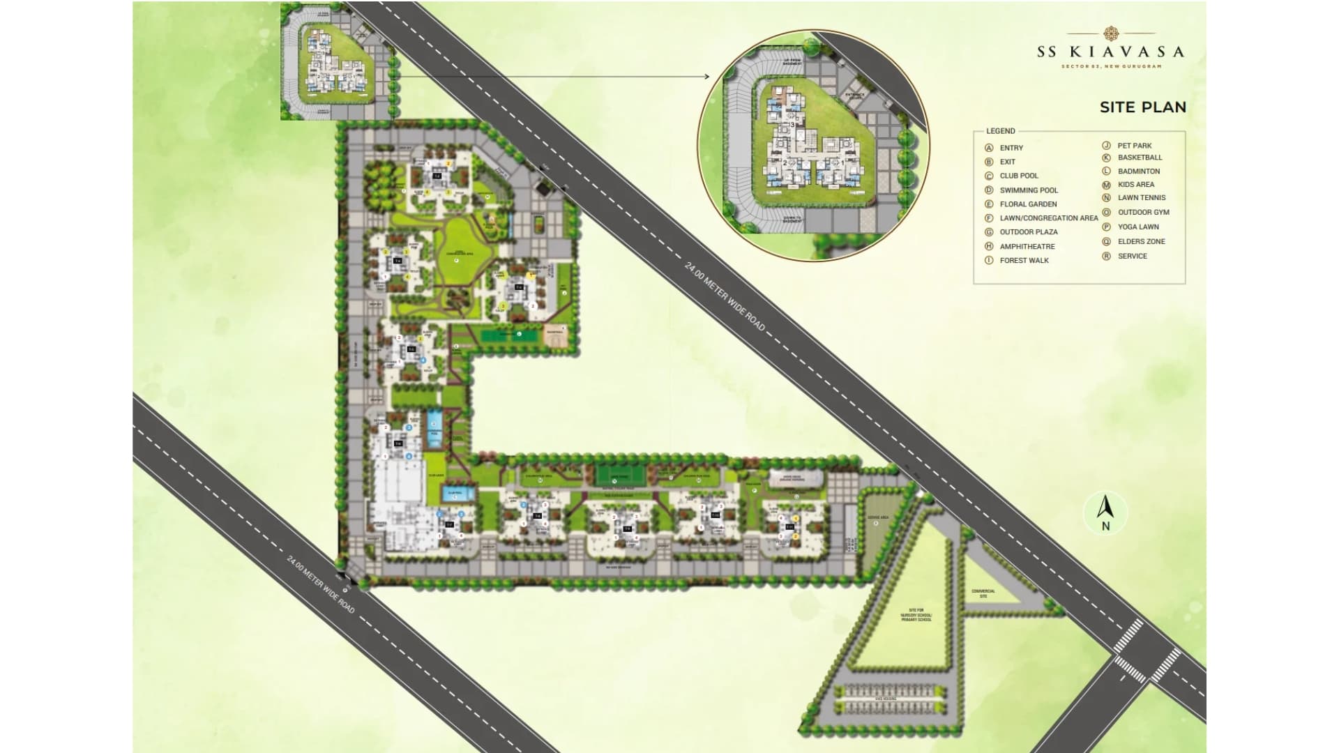SS Kiavasa Sector 83 Gurgaon Master Plan