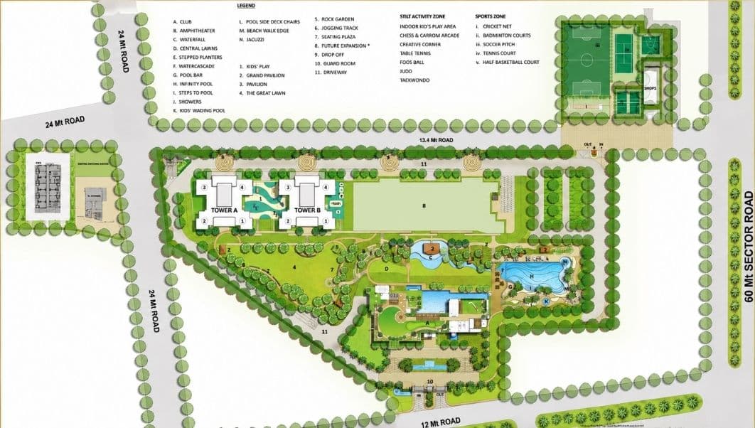 Puri The Aravallis Sector 61 Master Plan