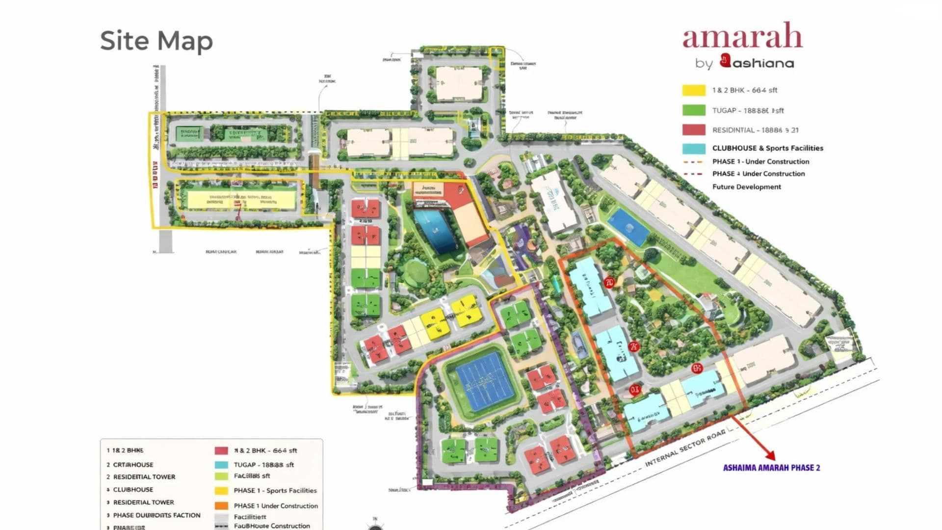 Ashiana Mulberry Blossom Sohna Site Plan