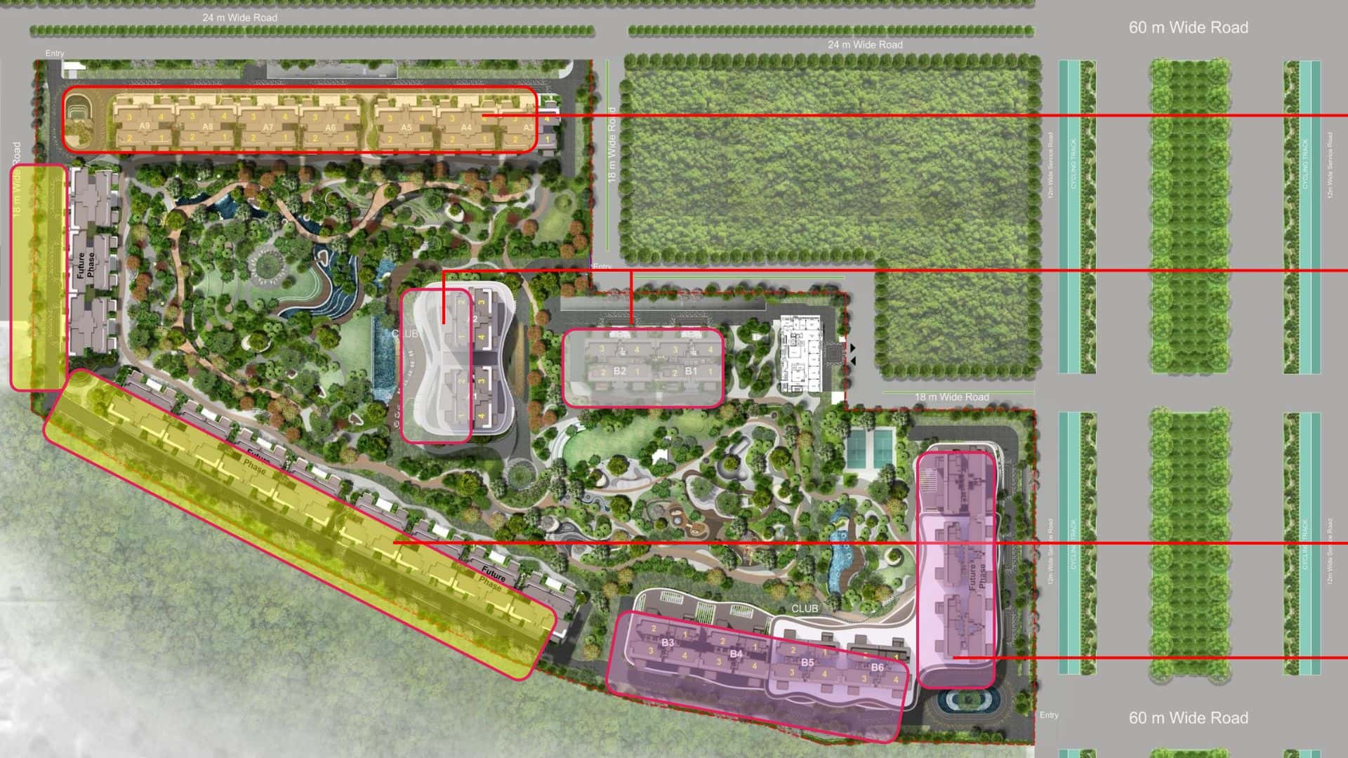 Master Plan M3M Forestia West at GIC