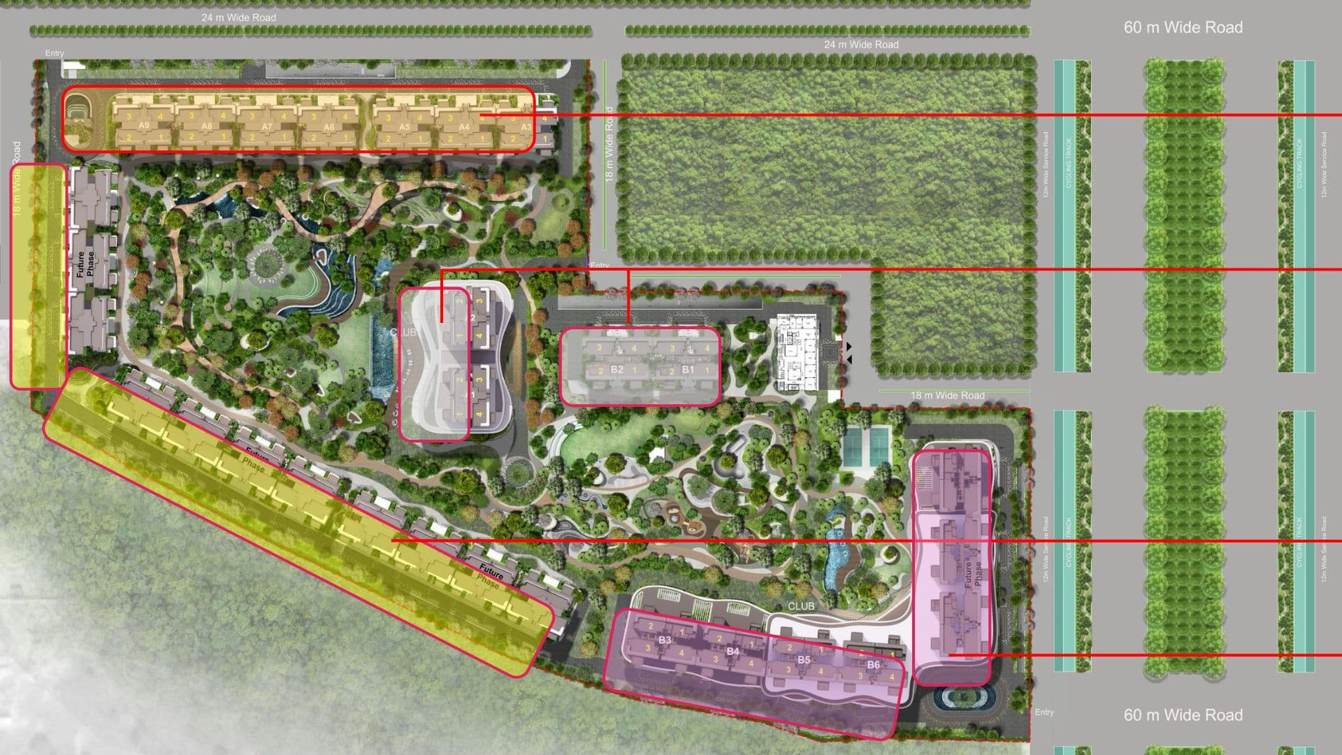 Master Plan M3M Forestia West at GIC