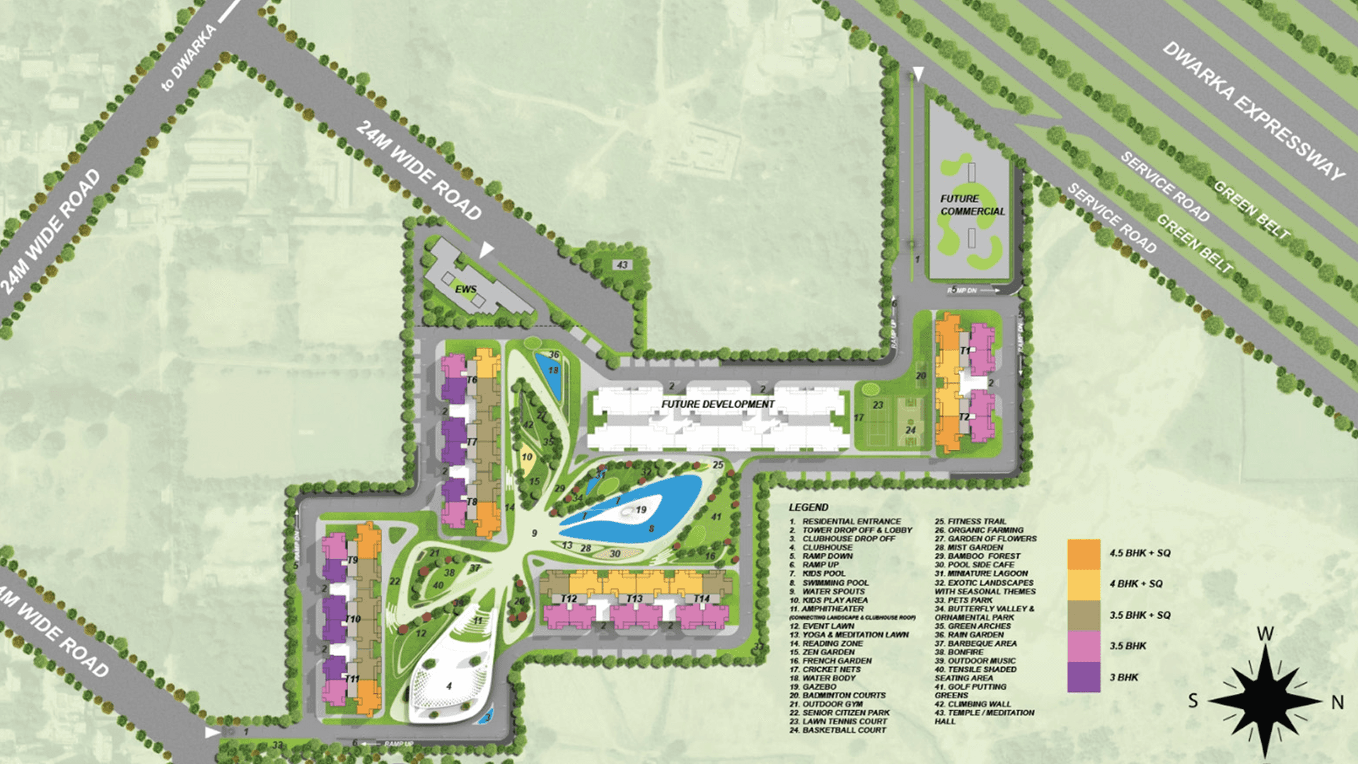 M3M Crown 111 Gurgaon Master Plan