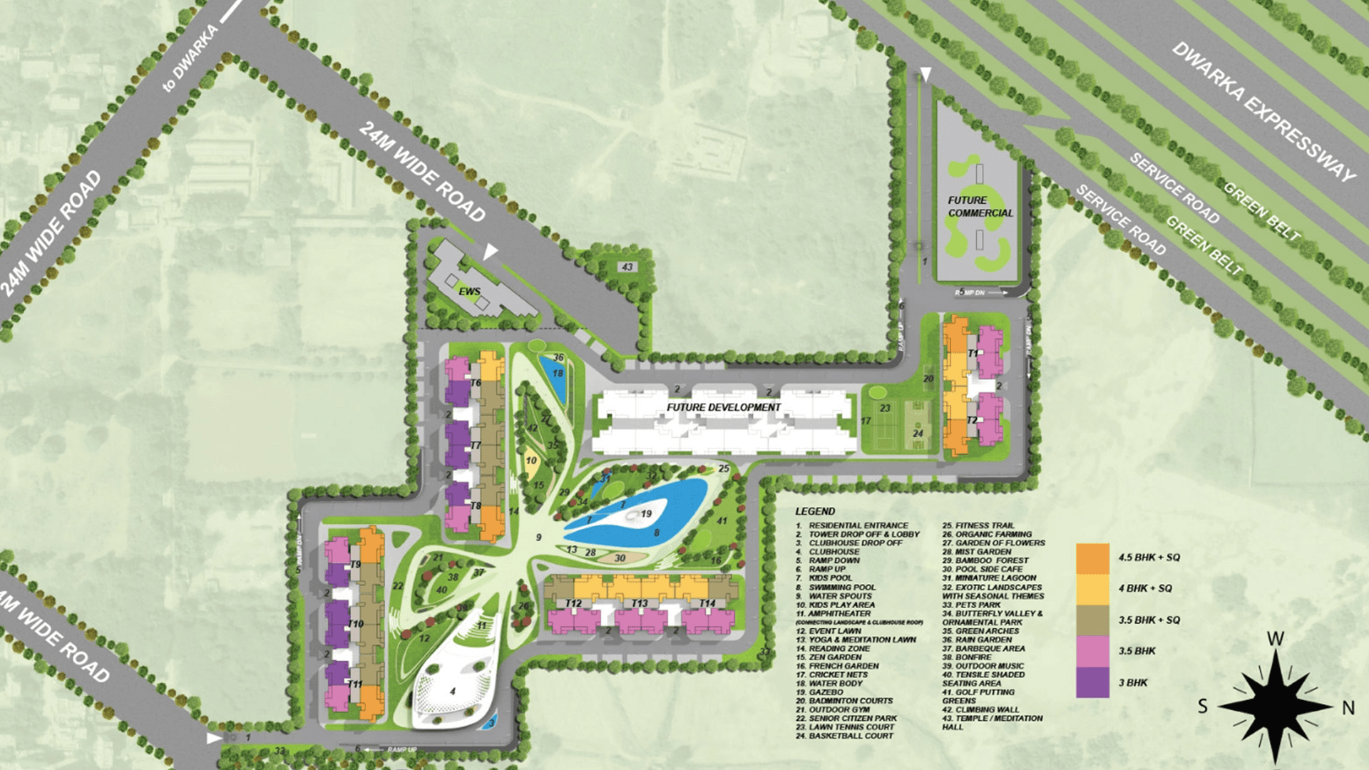 M3M Crown 111 Gurgaon Master Plan