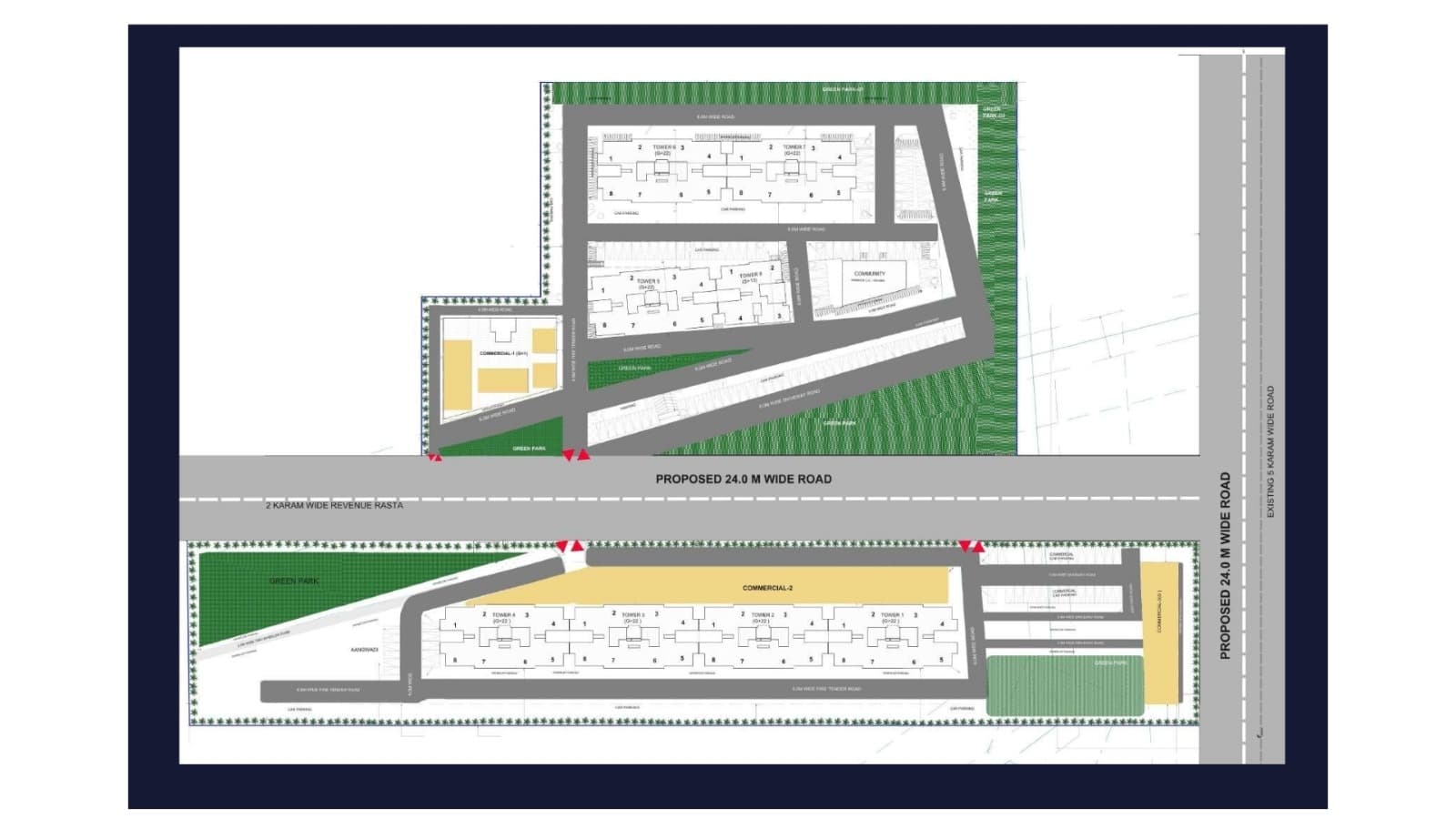 site plan of Nowara Nakshatra