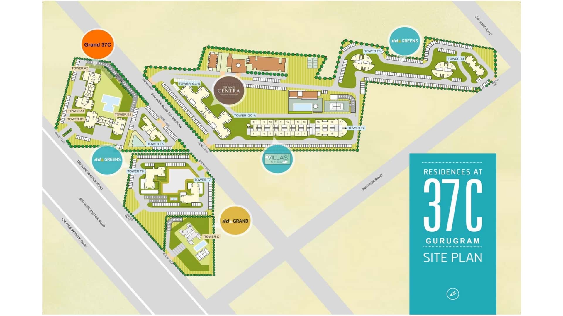 ILD Grand Gurgaon 37C Master Plan