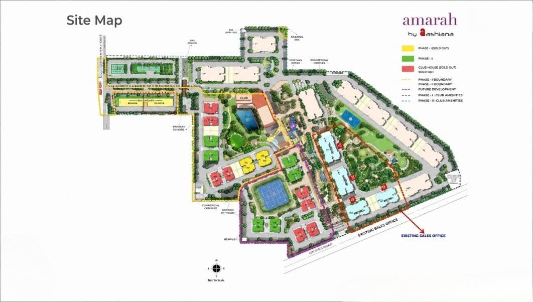 Ashiana Mulberry Blossom Sohna Site Plan